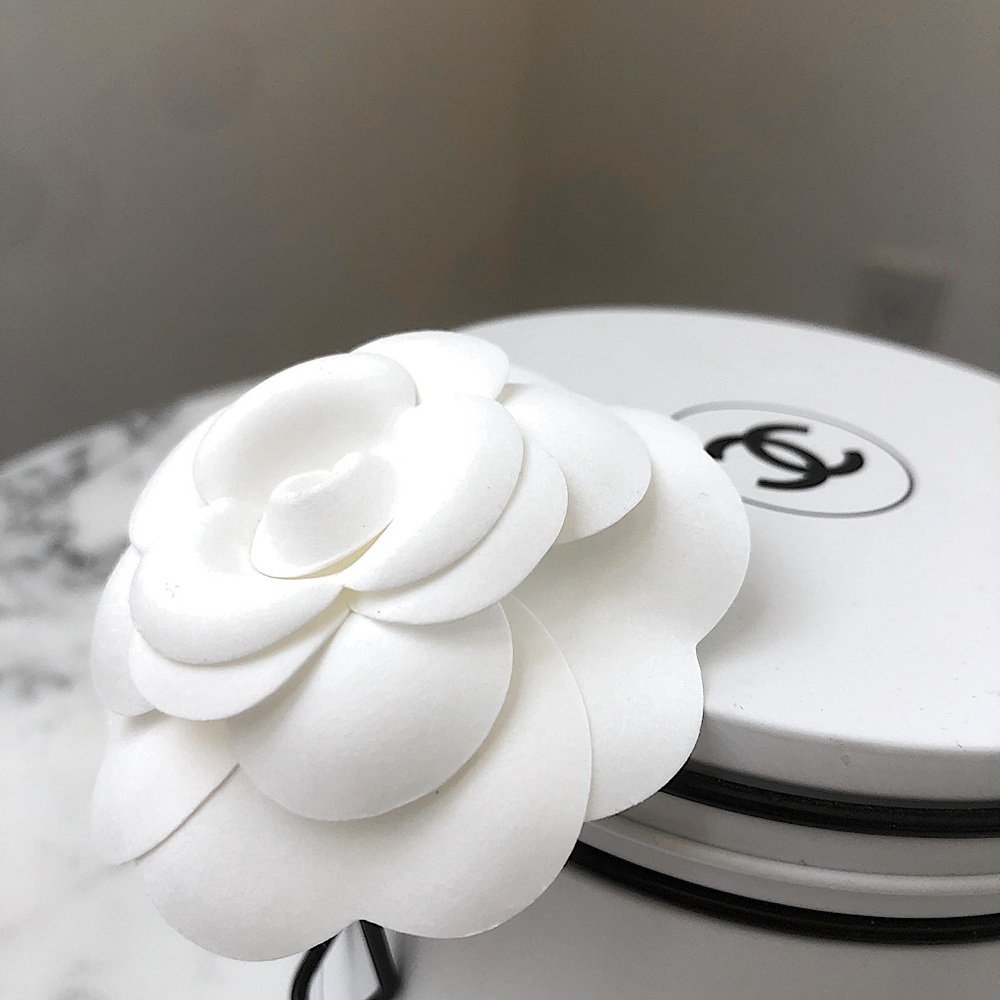 Authentic Chanel Camelia Flower for Brooch NEW Pin Camellia - Picture 5 of 9